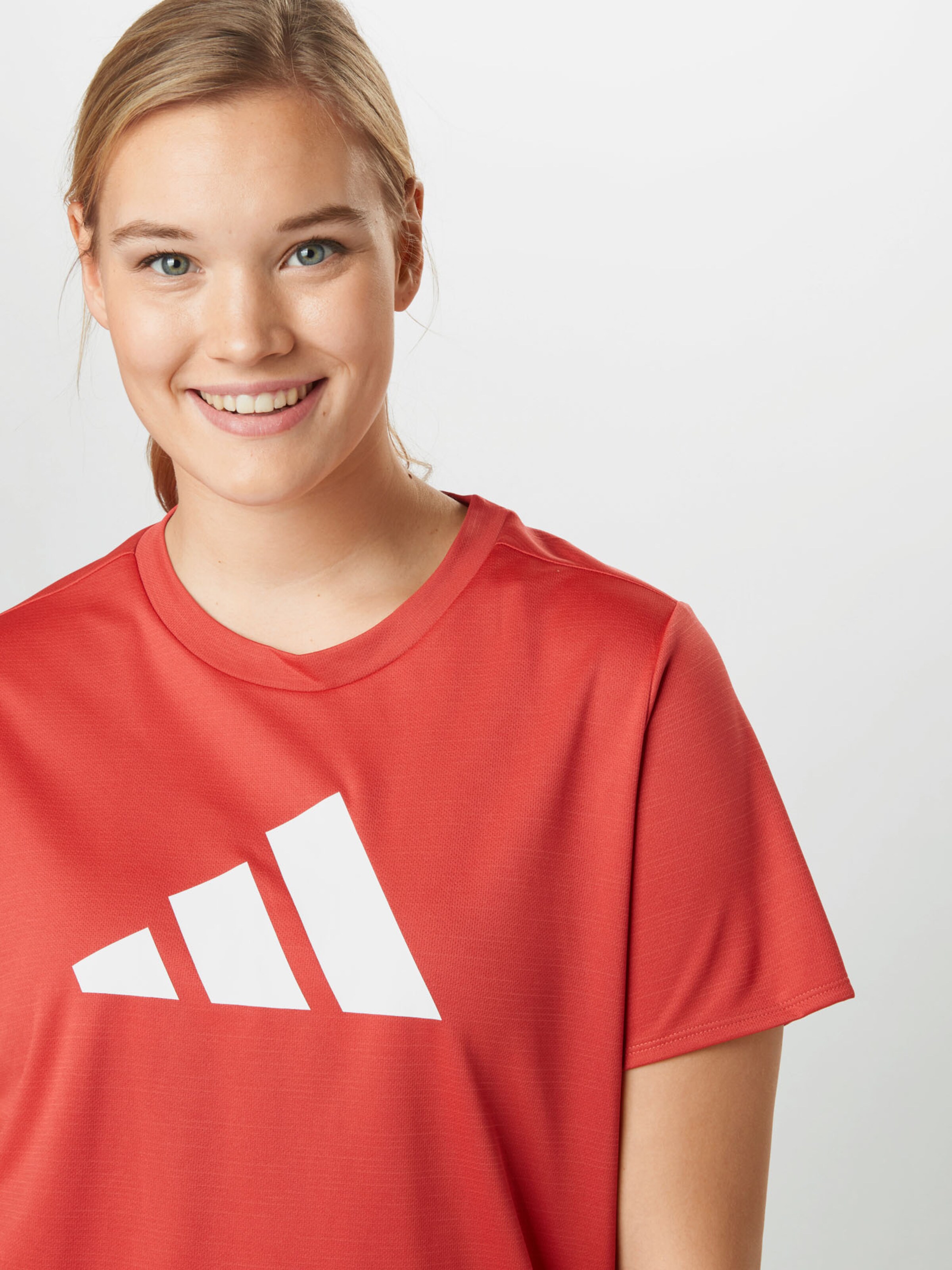 ADIDAS PERFORMANCE T-Shirt Badge of Sport in Hellrot 